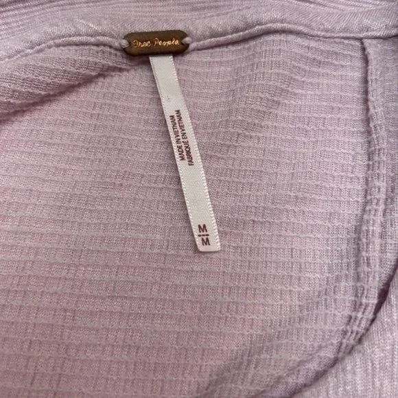 FREE PEOPLE 'Your Girl Tunic' Pink Size M - Picture 12 of 12